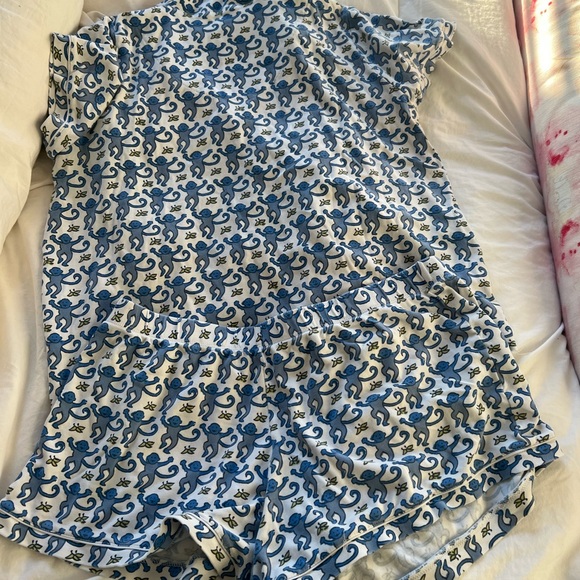 Blue monkey Roller Rabbit Pajamas - Picture 7 of 7